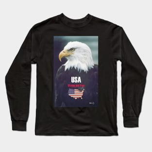 USA Strong and Free Long Sleeve T-Shirt